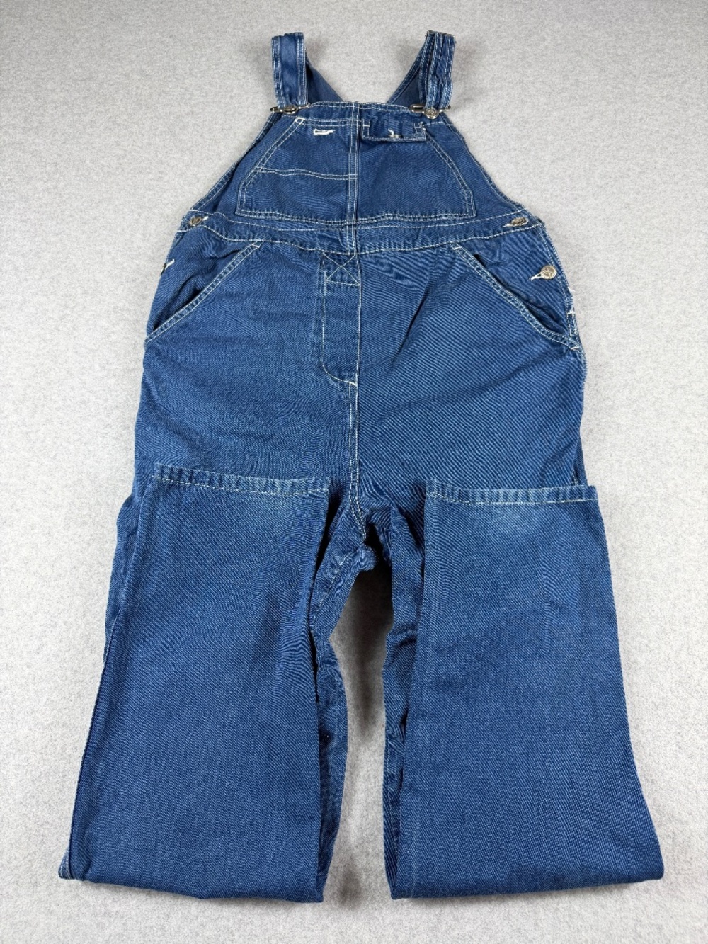 Vintage 90s PreNatal Maternity Denim Overalls S IT 40 42 Made in Italy Cotton
